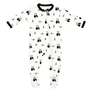 Kyte Baby Panda Bamboo Footie Size 3-6 mo